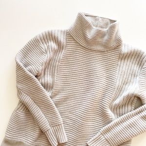 Athleta | Mock Neck Knit Wool Sweater